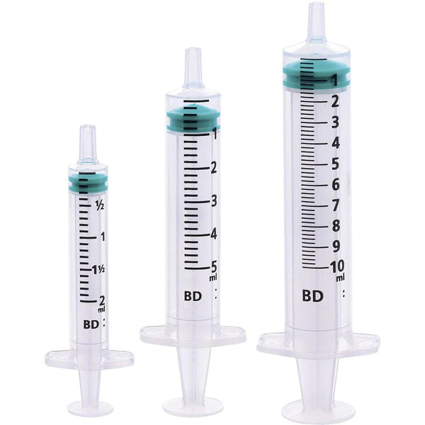 BD Emerald Hypodermic Syringe - Luer Slip Concentric 5ml - 10ml x 100 - Stargaze Aesthetic Supplies