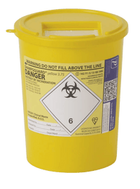 Sharpsguard Yellow 1L-7L Sharps Bin - Stargaze Aesthetic Supplies